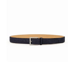 BELT R02-XL NUBUCK DARK BLUE 35MM GESP G01