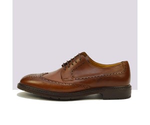 GRAYSON SADDLE CALF MID BROWN