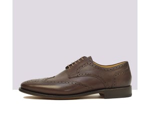 REVERSO SADDLE CALF DARK BROWN