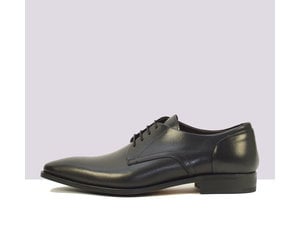 VAMOS POL.GLACED CALF BLACK 813-8 LTH+INLAY