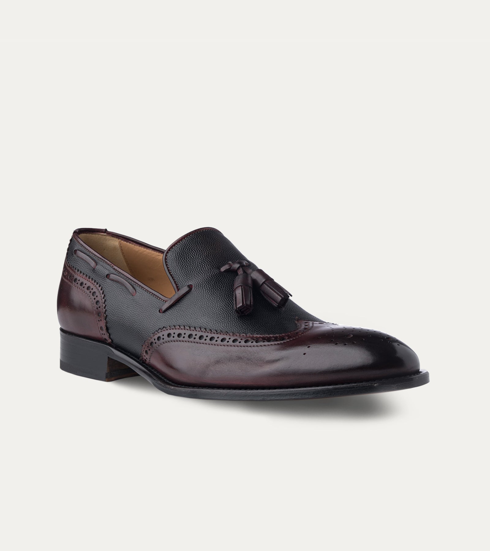 Wingtip Tassel Loafer Diablo Antique Leather