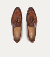 Tassel Loafer Cognac Antique