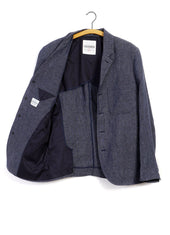 ANKER | Casual Four Button Blazer | Blue Delave