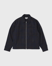 Overshirt 3.0, Navy/Brown Check