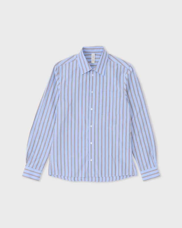 Shirt 3.0, Blue/Brown Stripe