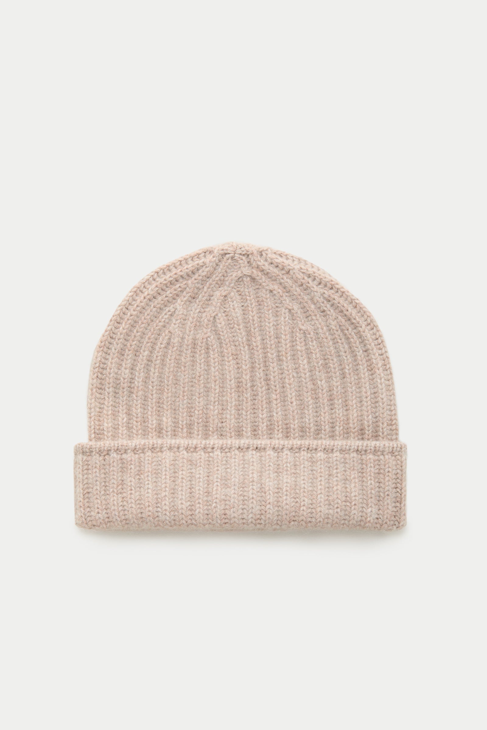 Wide Cuff Cashmere Beanie
