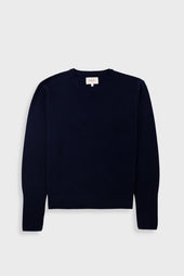 Rib Knit Top - Navy