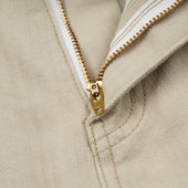 Army Denim Fatigue Pants Beige