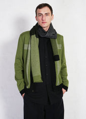Arnold Knitted Cardigan Pattern Green