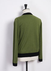 Arnold Knitted Cardigan Pattern Green