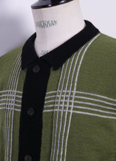 Arnold Knitted Cardigan Pattern Green