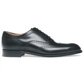 Arthur III D Oxford Brogue in Black Calf Leather