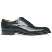 Arthur III Oxford Brogue in Black Calf Leather