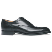 Arthur III Oxford Brogue in Black Calf Leather