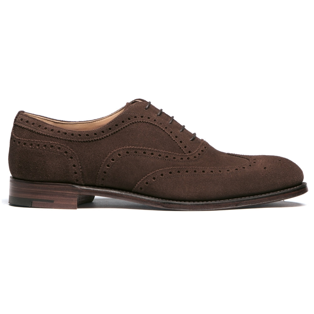 Arthur Iii Oxford Brogue In Plough Suede