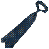 50oz Floral Printed Silk Tie Light Hand Rolled