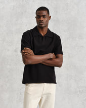 Atwood Textured Organic Cotton Polo Shirt