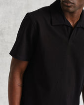 Atwood Textured Organic Cotton Polo Shirt