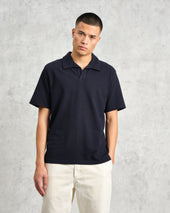 Atwood Textured Organic Cotton Polo Shirt
