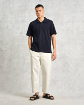 Atwood Textured Organic Cotton Polo Shirt