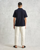 Atwood Textured Organic Cotton Polo Shirt
