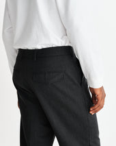 Aubyn Wool Blend Twill Pleated Trousers