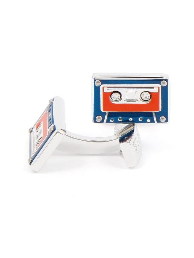 Audio tape cufflinks K7