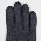 Real Peccary Gloves Cashmere Lined