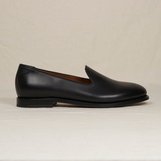 Men's Goodyear Black Veg-Tan Calf Loafer | Augie GP | August Special
