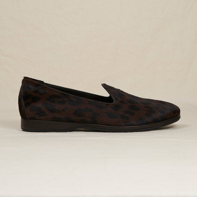 Men's Blake Black Leopard Haircalf Loafer | Augie P | August Special