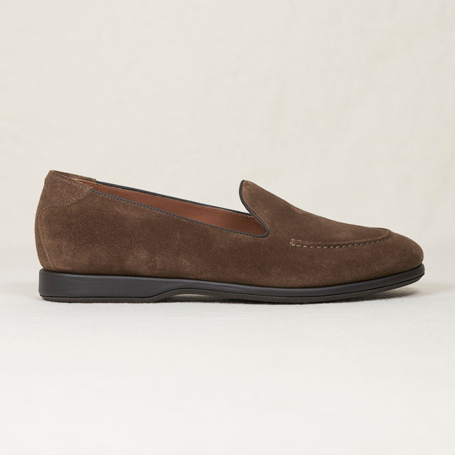 Men S Blake Walnut Calf Suede Loafer Augie S August Special