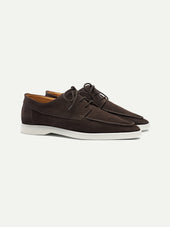 Warm Grey Boat Loafers