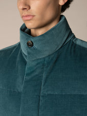 Dark Aquamarine Corduroy AUR1 Body Warmer