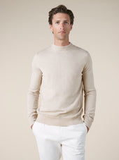 Light Beige Two Tone City Crew