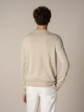 Beige Two Tone City Crew