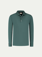AUR1 Longsleeve Polo Emerald