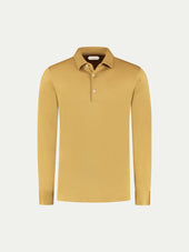 AUR1 Longsleeve Polo Saffron