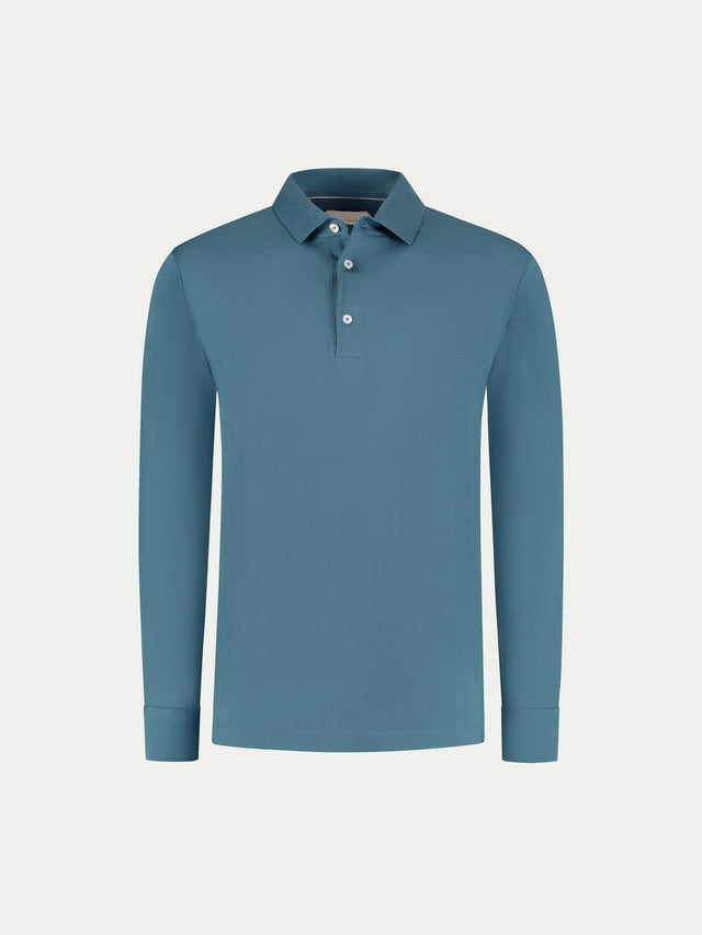 AUR1 Longsleeve Polo Sea Green