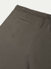 Ash Grey Linen Seaside Shorts