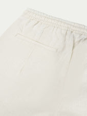 Ivory Linen Seaside Shorts
