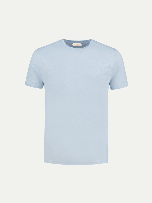 Light Blue Linen T-shirt