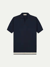 Buttonless AUR1 Polo Navy