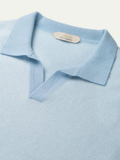 Light Blue Jaquard Polo