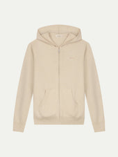 Light Beige Zipper Vest