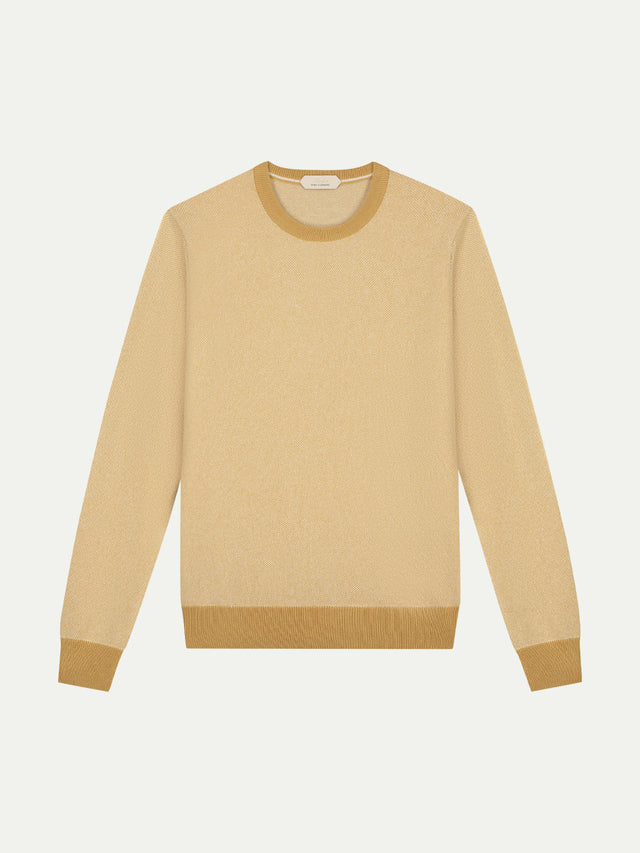 Mustard Jaquard Crew
