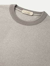 Taupe Jaquard Crew