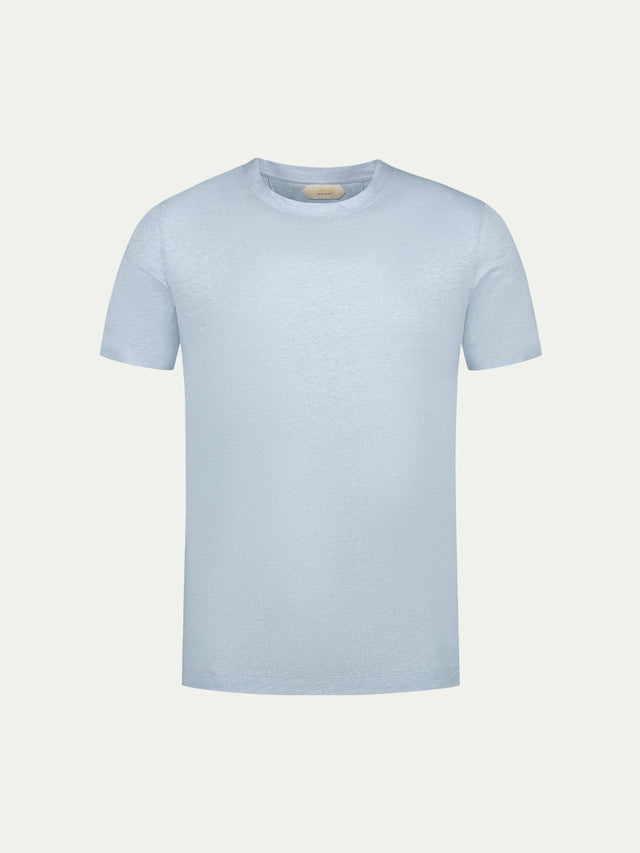 Light Blue Linen City T-shirt