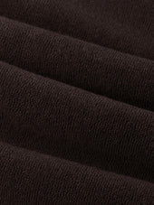 Brown Terry Towelling Polo Shirt