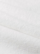 White Terry Towelling Longsleeve Polo