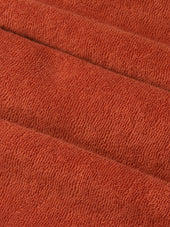 Rust Terry Towelling Polo Shirt